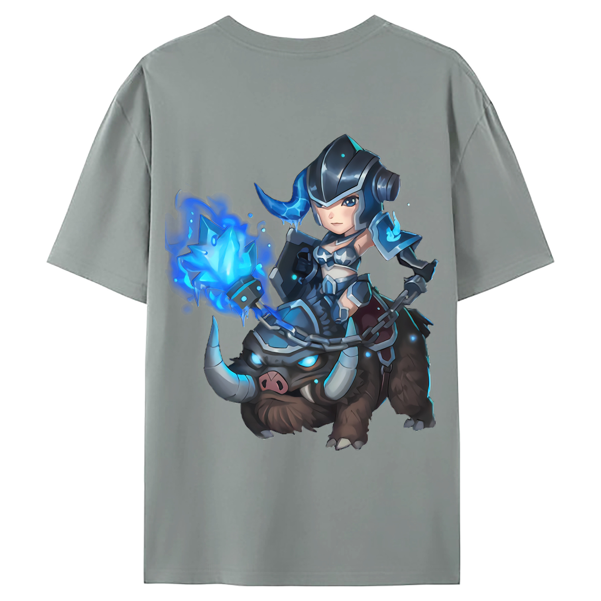 （画像用） リーグ・オブ・レジェンド League of Legends LOL 綿100％ メンズ半袖Tシャツ（バックプリント） 通気性